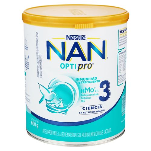 Formula Infantil Nan 3 Optipro 800Gr