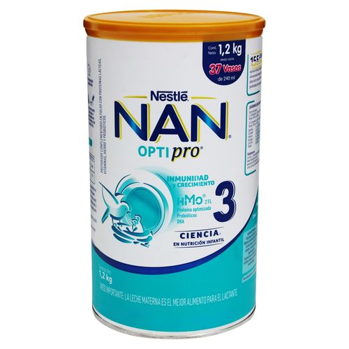 Formula Infantil Marca Nan 3 Optipro 1200gr