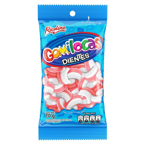 Gomitas Ricolino Gomilocas Dientes - 70g