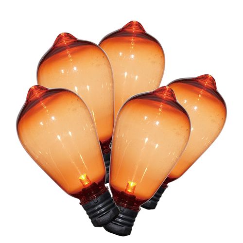 Serie 30 Luces Led Edison Naranja Hw