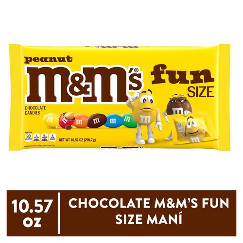 Chocolate M&M’S Fun Size maní  - 299.7 g