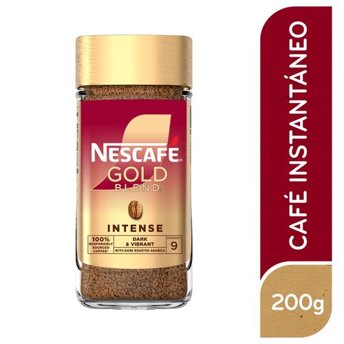 Cafe Nescafe Gold Intense Fco 200 Gr