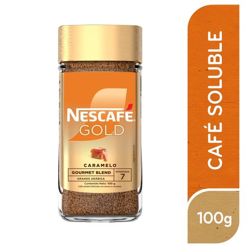 Caf Nescafe Gold Caramelo 100gr