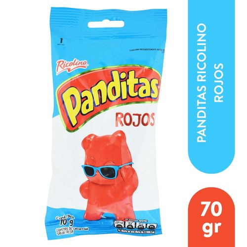 Dulces Ricolino panditas rojos - 70 g