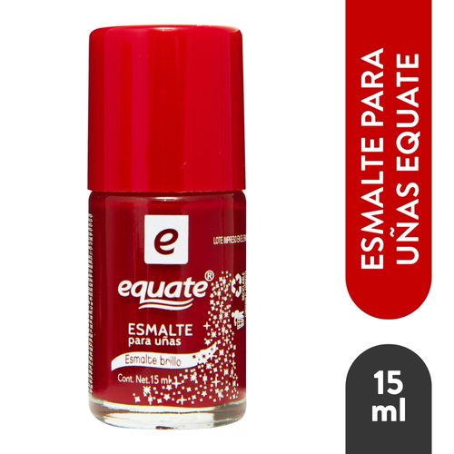 Esmalte Para Uñas Marca Equate Color Red Bllod - 15 ml