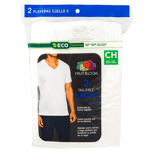 2P Camiseta Cuello V S Ea