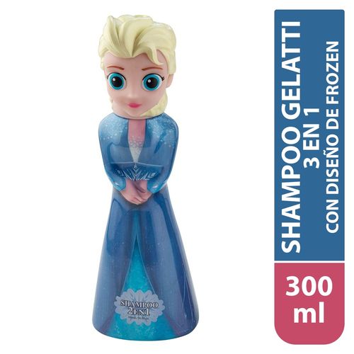 Shampoo Gelatti, 3 en 1, con diseño de Frozen-300ml