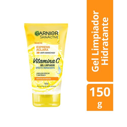 Gel Limpiador Ganier Anti manchas vitamina C - 150 g