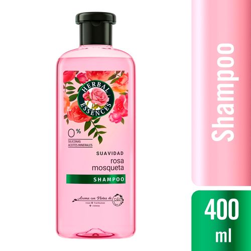 Shampoo Herbal Essences Suavidad Rosa Mosqueta - 400ml