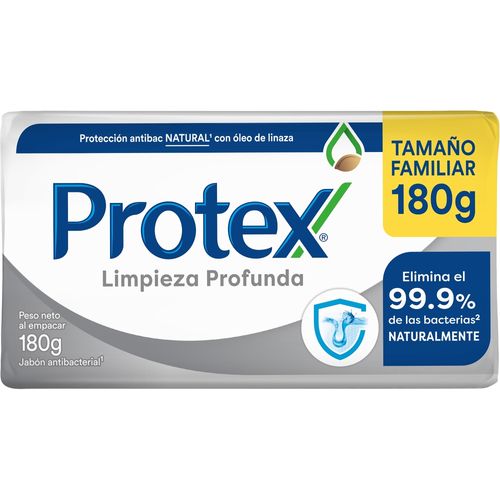 Jabón de Baño Protex Antibacterial Limpieza Profunda - 180 g