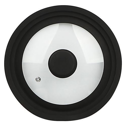 Tapa universal HAUS, 26cm/28cm/30cm con borde de silicona. Modelo:CAM220615