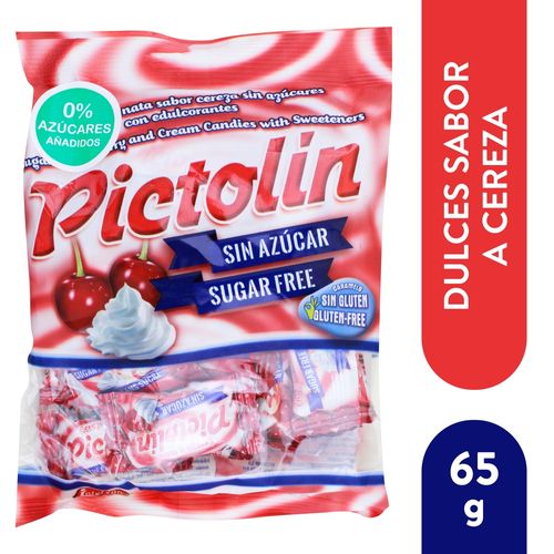 Dulce Cereza Pictolin Sin Azucar 65 Gr