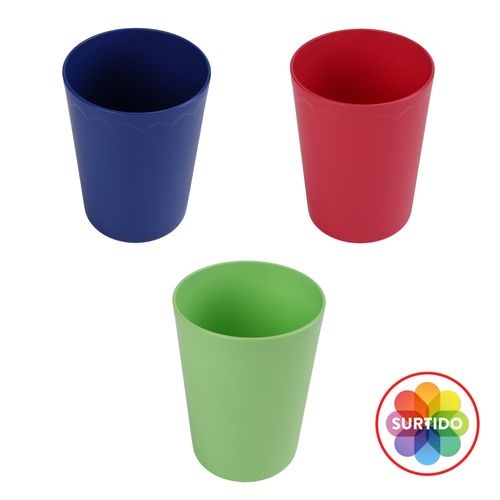 Vaso Mainstays plástico Surtido -18 oz