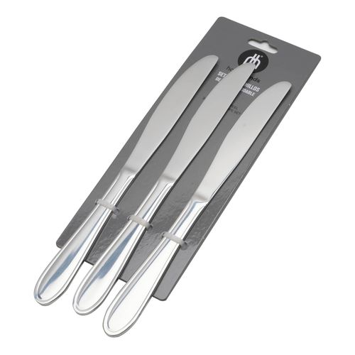 Cuchillos Hometrends Acero inoxidable -3 uds