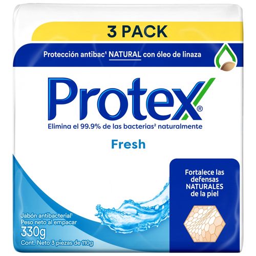 Jabón De Tocador Protex Fresh Antibacterial 3 Pack - 110g