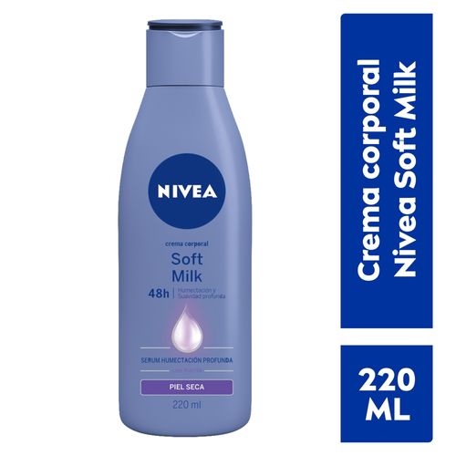 Crema Corporal Nivea humectante Soft Milk -220 ml