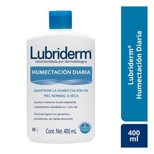 Crema Lubriderm Hum Diaria - 400 ml