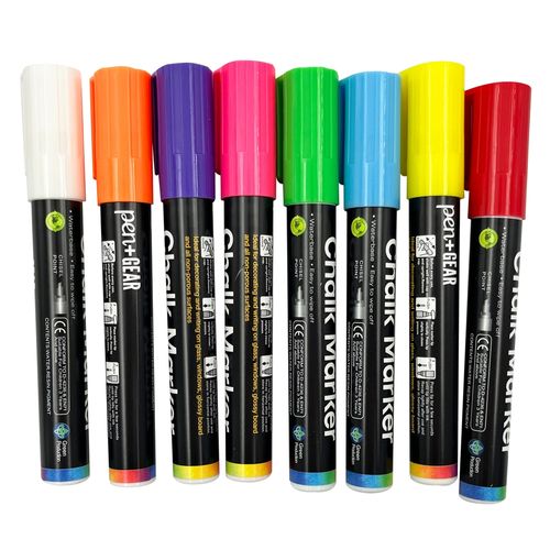 Tizas Pen + Gear multicolor pack - 8 Uds