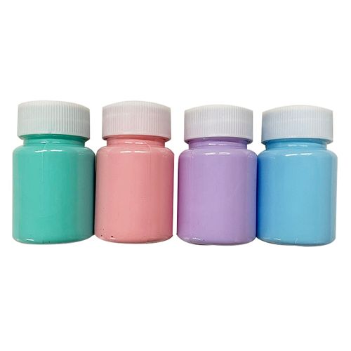 Pinturas acrílicas Pen + Gear satinadas 4 Pzas - 60 ml