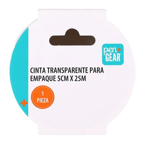 Cinta Pen + Gear adhesiva transparente para empaque