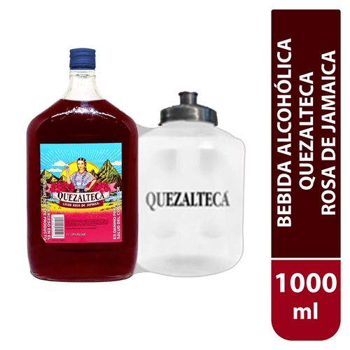 Bebida Alcohólica Quezalteca, Rosa de Jamaica -1000ml