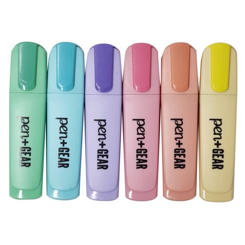 Marcadores Pen + Gear colores pastel - 6 Pzas