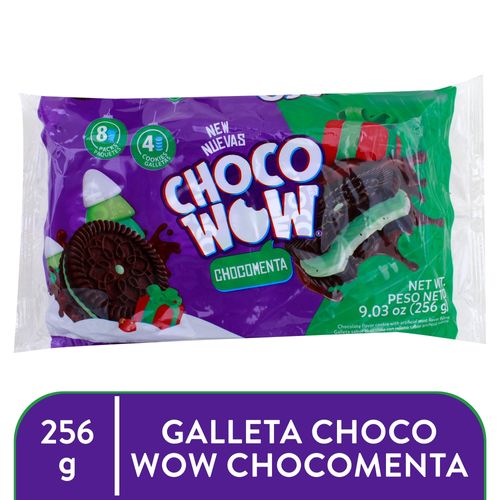 Galleta Chocowow Navidad Rellena - 370 g