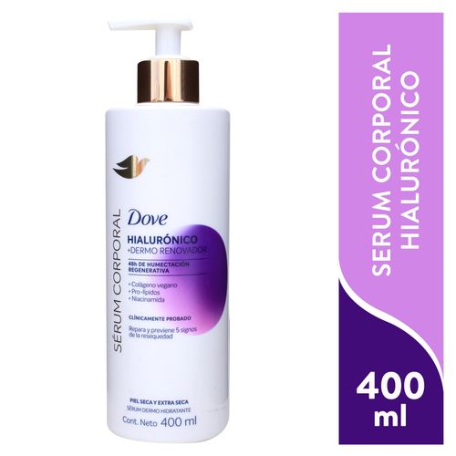 Dove Ser Corp E Seca Hialu 400ml