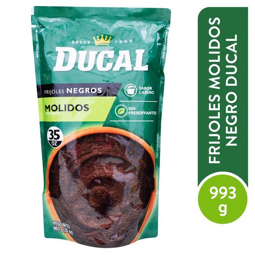 Frijol Ducal Molido Negro Doy Pack - 993gr