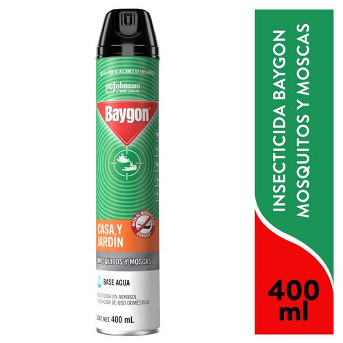 Insecticida Baygon Casa y Jardín En Aerosol - 400 ml