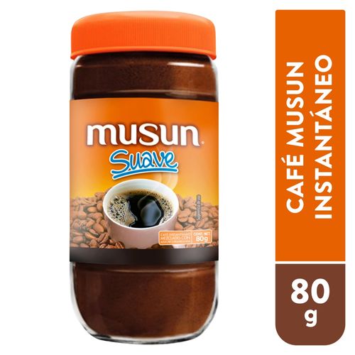 MUSUN® Suave Café Instantáneo Frasco 80g