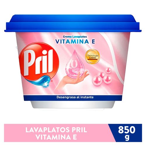 Lavaplatos Quitagrasa Pril Vitamina E - 850 g