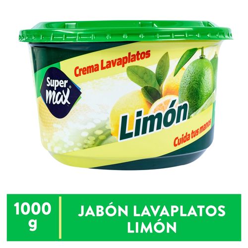 Lavaplatos Aroma Limón Marca Supermax - 1000 g