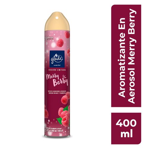 Aerosol Glade ® Edición Limitada Merry Berry - 400 ml