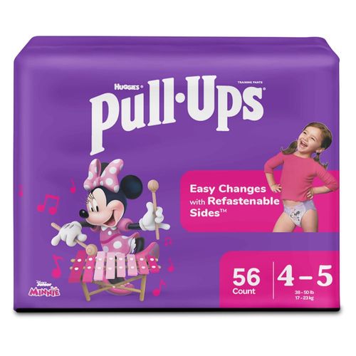 Calzoncillo de Entrenamiento Pull-Ups Niña Talla 4T/5T - 56 Unidades