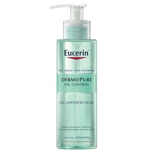 Gel limpiador facial Eucerin dermopure oil control - 200 ml