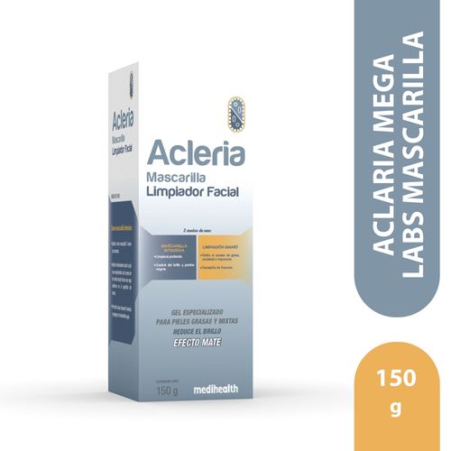 Mascarilla Acleria para limpieza facial - 150 g