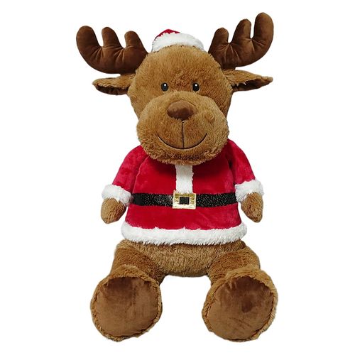 Peluche Reno Traje Navidad 77Cm