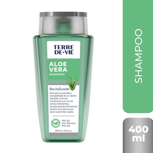 Shampoo Terre De Vie aloe vera revitalizante - 400 ml