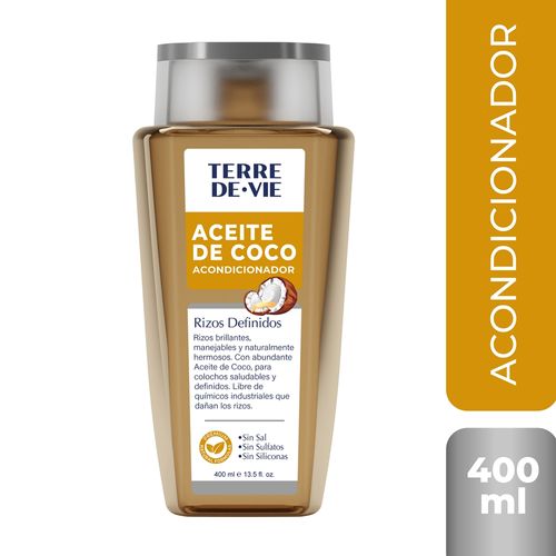 Acondicionador Terre De Vie aceite coco - 400 ml