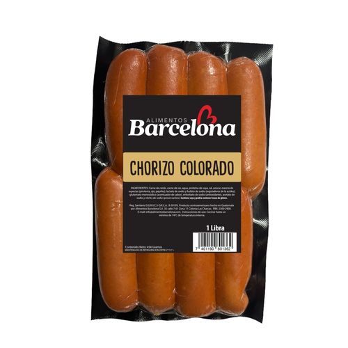 Chorizo Colorado Barcelona 1 Lb