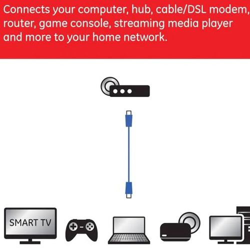 Cable Ge De Red Cat Azul