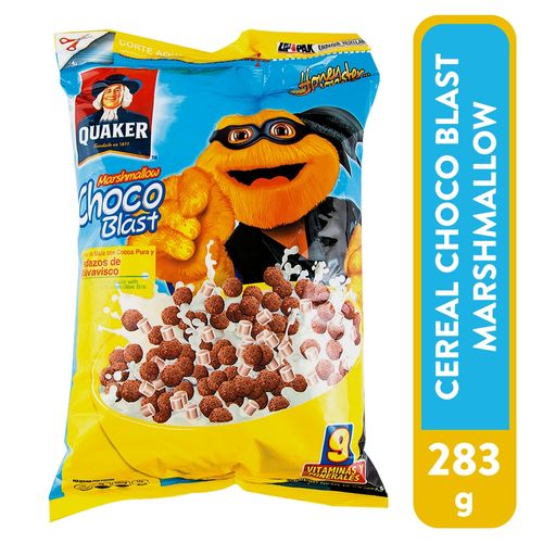 Cereal Quaker honey monster sabor cocoa con trozos de malvaviscos - 283 g