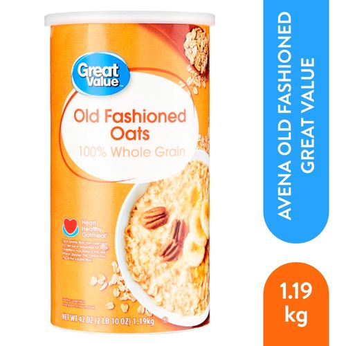 Avena Great Value Tradicional Grano Entero - 1.19 kg