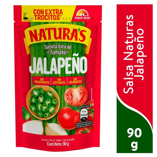 Salsa Natura's Jalapeño - 90 g