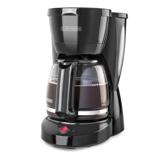 Cafetera Black + Decker, con Jarra de Vidrio para 12 Tazas y Filtro Permanente, CM0941B