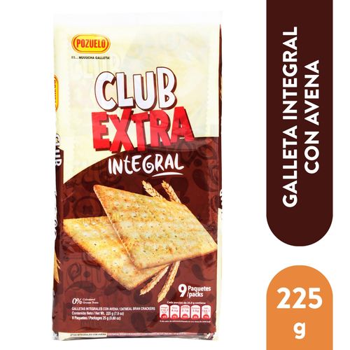 Galleta Pozuelo club extra integral - 255 g