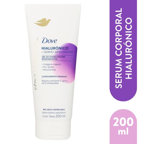 Serum Corporal Dove Ex Sec Hialur en Gel - 200 ml