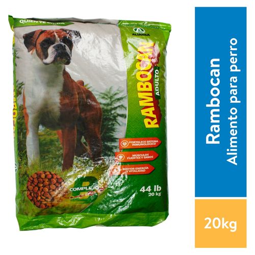 Alimento Rambocan Perro Adulto - 44 lbs