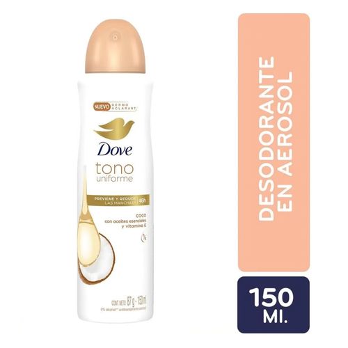 Desodorante Dove Clear Tone en Aerosol - 150 ml